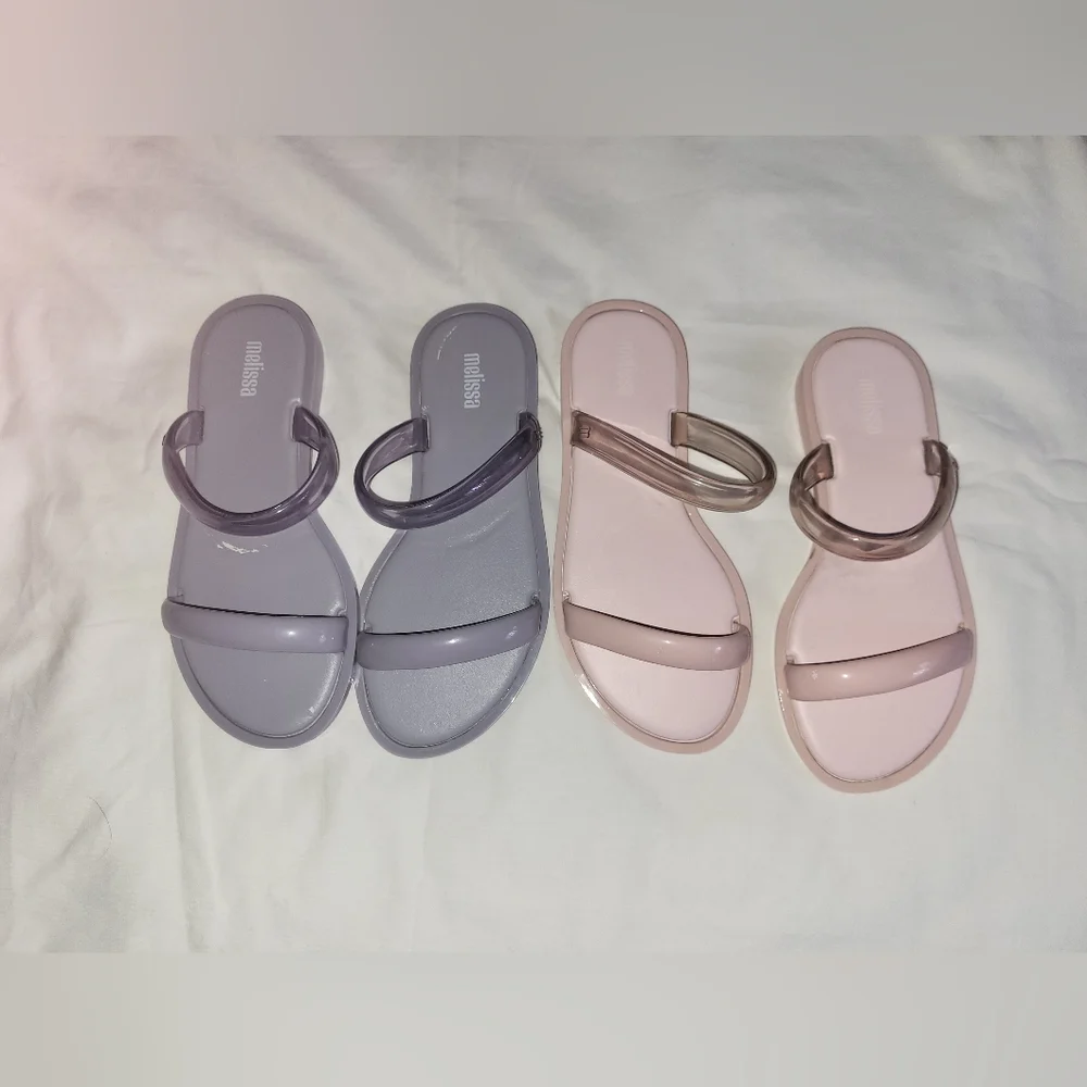 2 Melissa Women's Sandals - Lavender and Blush - Picture 1 of 3